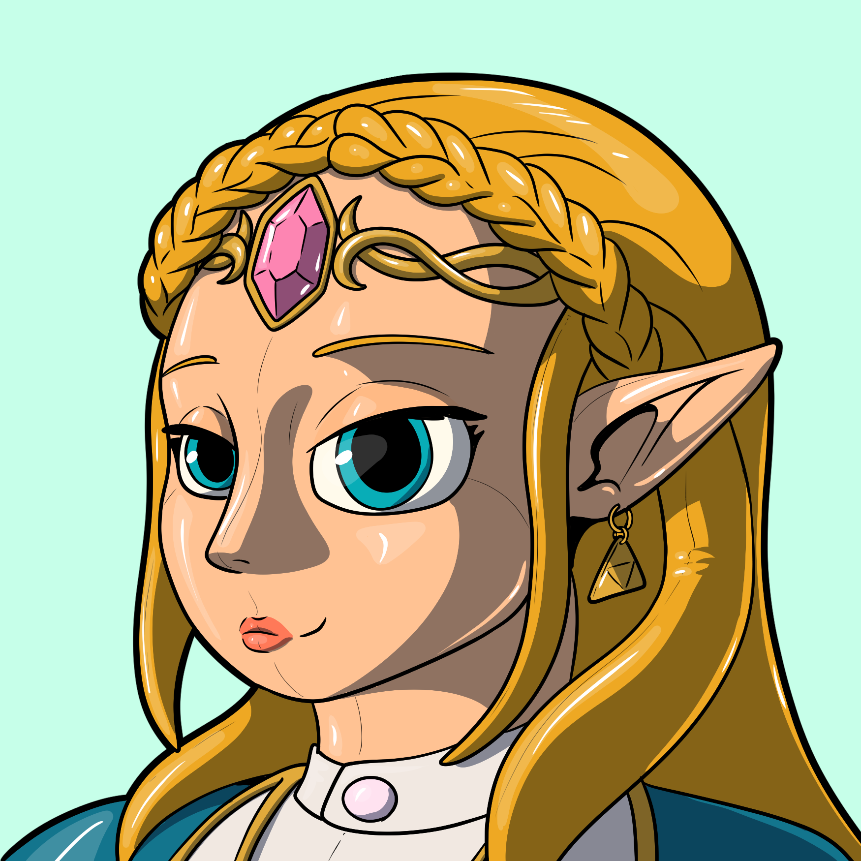 Rubber Zelda Icon Art Of NX 42